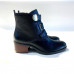 Bota Luz da Lua New ridge monograma LL preto mocca